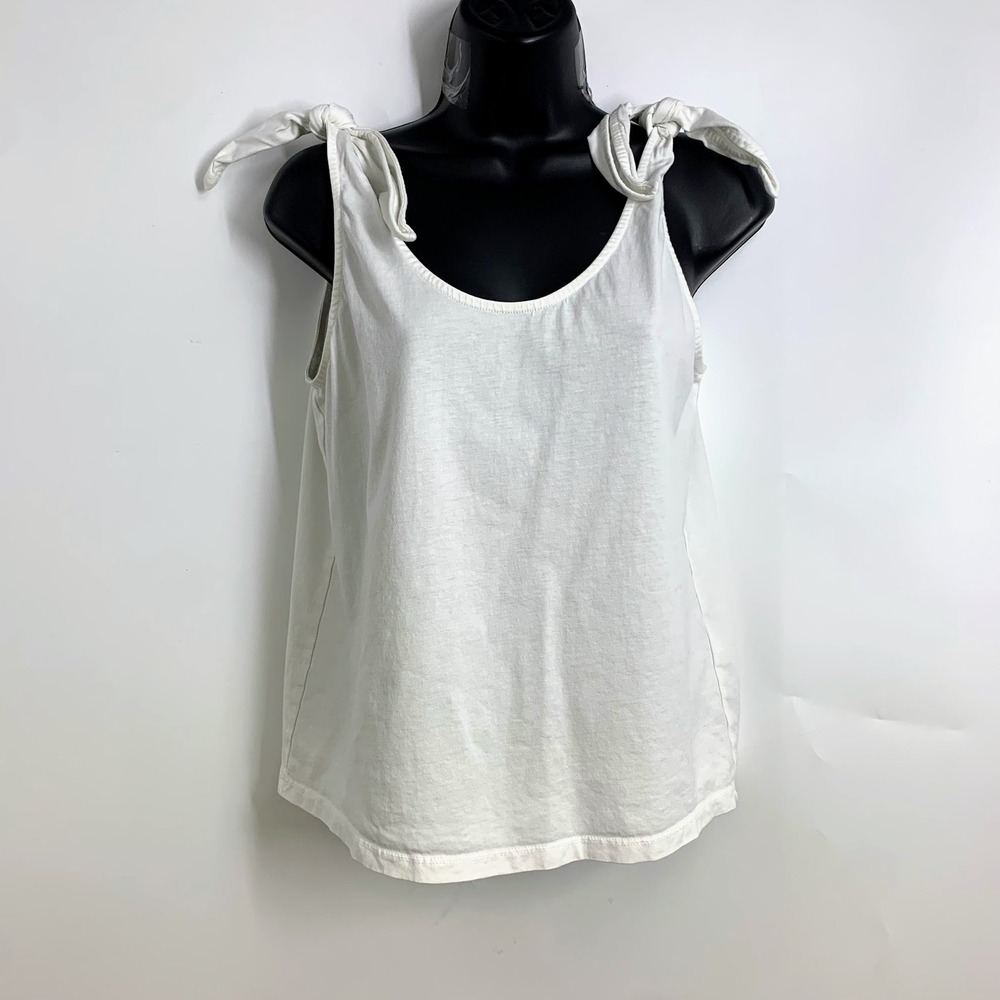 & Other Stories Paris Atelier Women's 100% Cotton Top Tie‎ Tank Top Size 8